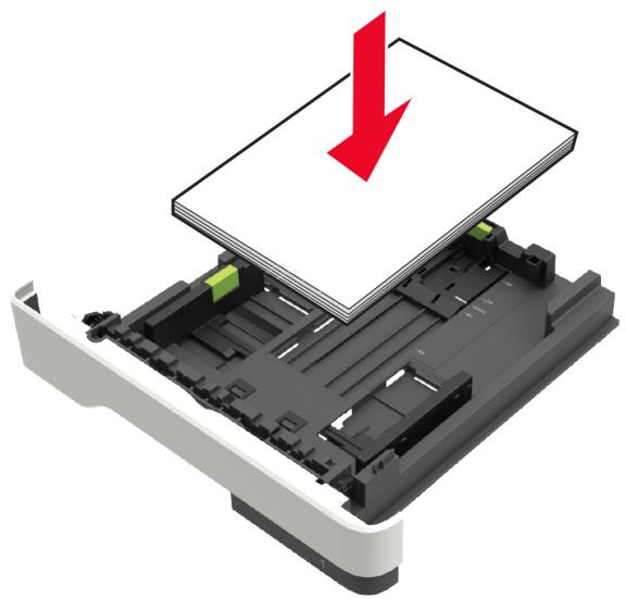LEXMARK CX410 - Chargez le papier correctement - 2