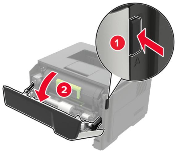 LEXMARK MS421DN - Bourrage derrière la porte a - 2