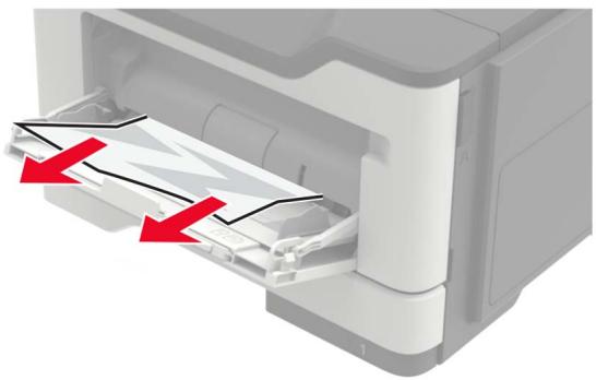 LEXMARK MS421DN - Bourrage de papier dans le chargeur multifonction - 1