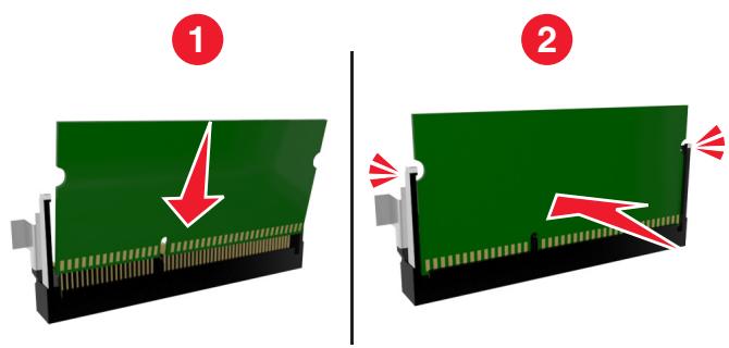 LEXMARK MS421DN - Installation d'une carte mémoire - 4