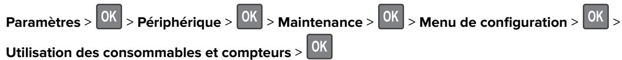 LEXMARK CX820 - CX825 - CX827DE - Remplacez la cartouche, zone d'impression inadaptée - 1