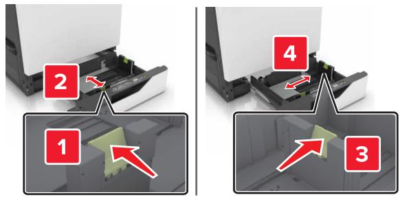 LEXMARK CX510 - CX517DE - Chargement des tiroirs - 3