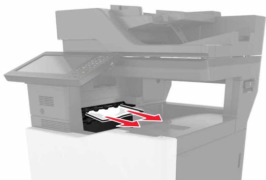 LEXMARK CX510 - CX517DE - Bourrage papier dans le réceptacle standard - 1