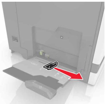 LEXMARK CX510 - CX517DE - Chargement du chargeur multifonction - 3