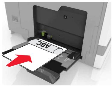 LEXMARK CX510 - CX517DE - Chargement du chargeur multifonction - 7