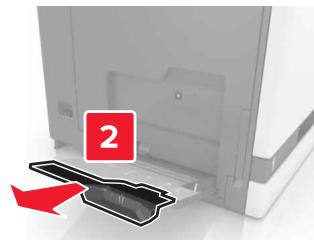 LEXMARK MS711DN - Chargement du chargeur multifonction - 2