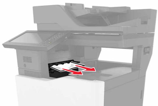 LEXMARK MS711DN - Bourrage papier dans le réceptacle standard - 1