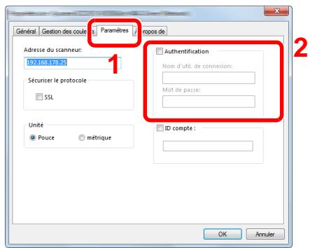 KYOCERA ECOSYS M2635DN  -  ECOSYS M2640IDW - Configurer les paramètres - 1