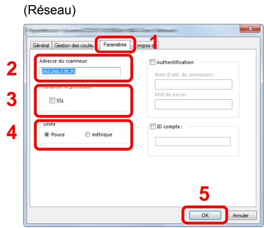 KYOCERA ECOSYS M2635DN  -  ECOSYS M2640IDW - Configurer le pilote WIA. - 1