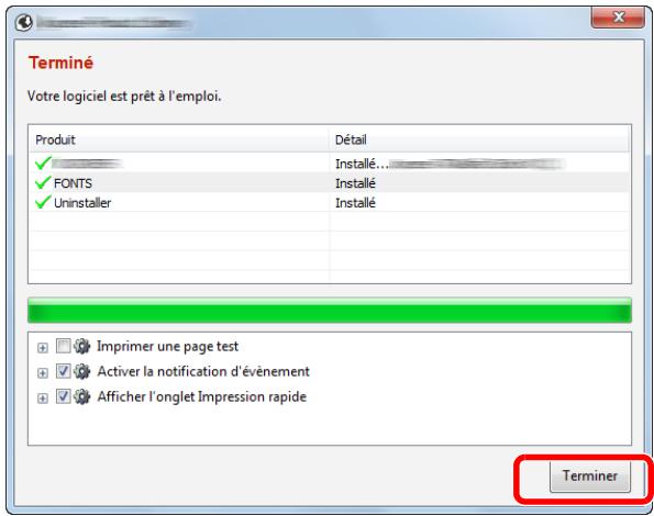KYOCERA ECOSYS M2635DN  -  ECOSYS M2640IDW - Terminer l'installation. - 1