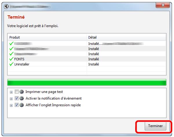 KYOCERA ECOSYS M2635DN  -  ECOSYS M2640IDW - Terminer l'installation. - 1