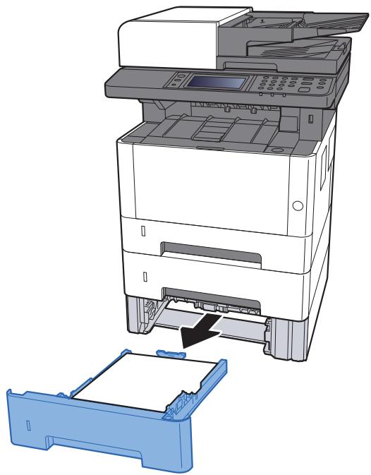 KYOCERA ECOSYS M2040DN - Tirer le magasin 3 jusqu'à ce qu'il se bloque. - 1