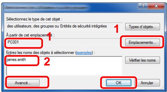 KYOCERA ECOSYS M2040DN - Spécifier l'emplacement. - 1