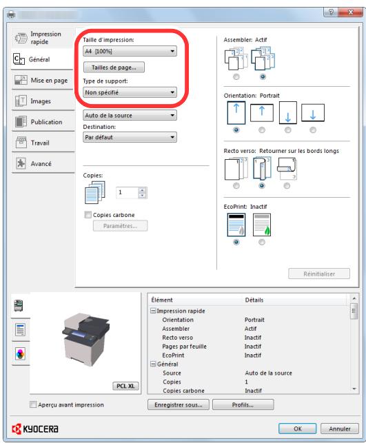 KYOCERA ECOSYS M2040DN - Configurer les paramètres. - 2