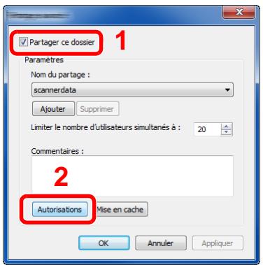 KYOCERA ECOSYS M2040DN - Configurer les paramètres d'autorisation. - 2