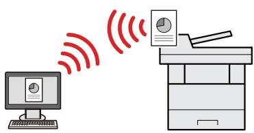 KYOCERA ECOSYS M2040DN - Installer la machine sans se soucier des câbles réseau (réseau sans fil) - 1