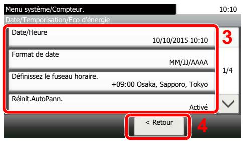 KYOCERA ECOSYS M2040DN - Sélectionner une fonction. - 3