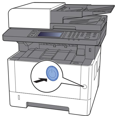 KYOCERA ECOSYS M2040DN - Mettre la machine hors tension. - 1