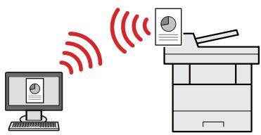 KYOCERA ECOSYS M3040DN - ECOSYS M3040IDN - Installer la machine sans se soucier des câbles réseau (réseau sans fil) - 1