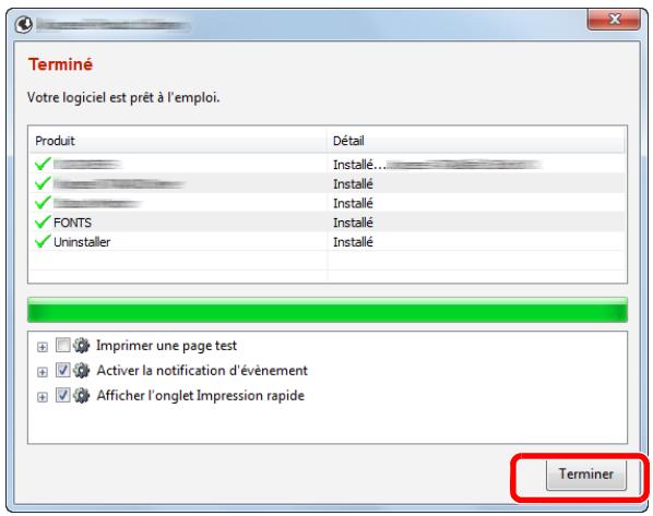 KYOCERA ECOSYS M3040DN - ECOSYS M3040IDN - Terminer l'installation. - 1