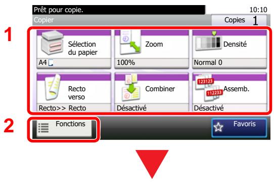 KYOCERA ECOSYS M3040DN - ECOSYS M3040IDN - Touche de fonctions - 1