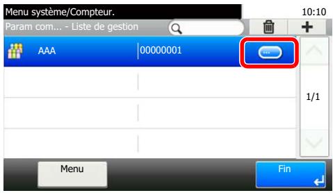 KYOCERA ECOSYS M3040DN - ECOSYS M3040IDN - Modifier un compte. - 1