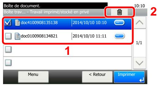 KYOCERA ECOSYS M3040DN - ECOSYS M3040IDN - Supprimer le document. - 1