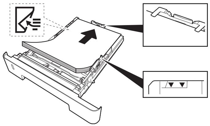 KYOCERA ECOSYS M3040DN - ECOSYS M3040IDN - Régler le guide de la longueur du papier jusqu'au format de papier désiré. - 4