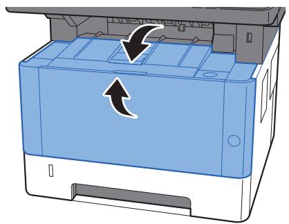 KYOCERA ECOSYS P4040DN - Pousser le capot arrêté 1. - 4