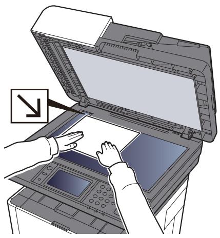 KYOCERA ECOSYS M2735DW - Mettre en place les originaux. - 2