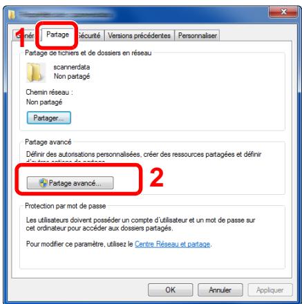 KYOCERA ECOSYS M2735DW - Configurer les paramètres d'autorisation. - 1