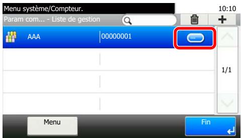 KYOCERA ECOSYS M2735DW - Modifier un compte. - 1