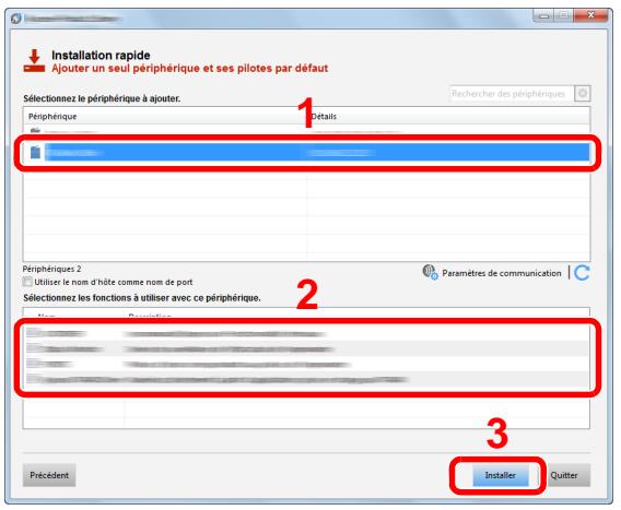 KYOCERA ECOSYS M2735DW - Installer le logiciel. - 1