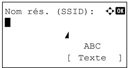 KYOCERA ECOSYS M4125IDN - Nom de rés. (SSID) (enregistrement du SSD du point d'accès) - 1