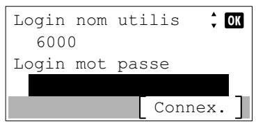 Login nom utilis 6000 Login mot passe Connex.