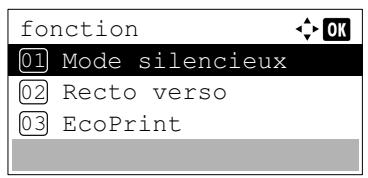 KYOCERA ECOSYS M6530CDN - ECOSYS M6630CIDN - Mode silencieux (sélection du mode silencieux) - 2