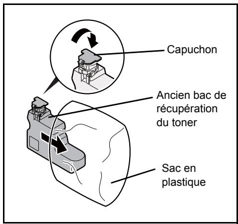 KYOCERA ECOSYS M6530CDN - ECOSYS M6630CIDN - Remplacement du bac de récupération de toner - 5