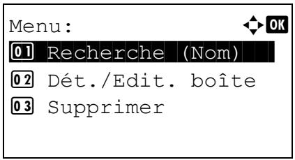 KYOCERA ECOSYS M6530CDN - ECOSYS M6630CIDN - Suppression des boîtes personnalisées - 1