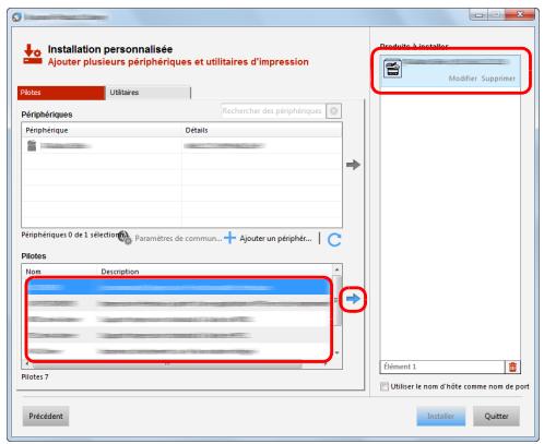 KYOCERA ECOSYS M6530CDN - ECOSYS M6630CIDN - Sélectionner l'onglet Installation personnalisée. - 2
