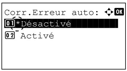 KYOCERA ECOSYS M6530CDN - ECOSYS M6630CIDN - Corr.Erreur auto (Correction automatique des erreurs) - 1