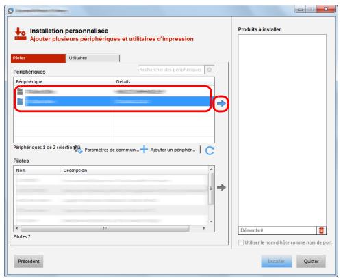 KYOCERA ECOSYS M6530CDN - ECOSYS M6630CIDN - Sélectionner l'onglet Installation personnalisée. - 1