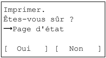 KYOCERA ECOSYS M6530CDN - ECOSYS M6630CIDN - Page d'état (Impression d'une page d'état de l'imprimante) - 2