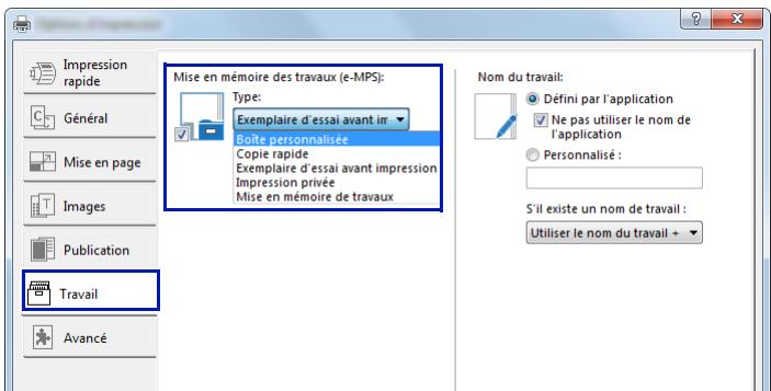 KYOCERA ECOSYS M6530CDN - ECOSYS M6630CIDN - Paramètres de l'ordinateur (pilote d'imprimante) - 1