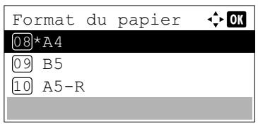 KYOCERA ECOSYS M6530CDN - ECOSYS M6630CIDN - Format du papier (Réglage du format de papier pour le bac MF) - 2