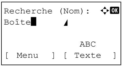 KYOCERA ECOSYS M6530CDN - ECOSYS M6630CIDN - Recherche par nom de boîte - 2