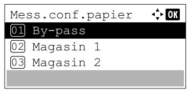 KYOCERA ECOSYS M6530CDN - ECOSYS M6630CIDN - Mess.conf.papier (Vérifier le paramètre lors du chargement du papier) - 1