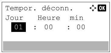 KYOCERA ECOSYS M6530CDN - ECOSYS M6630CIDN - Tempor. déconn. (configuration du temps de déconnexion) - 2
