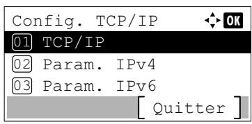 KYOCERA ECOSYS M8124CIDN - Config. TCP/IP (Paramètres TCP/IP) - 1