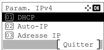 KYOCERA ECOSYS M8124CIDN - Param. IPv4 (paramètres TCP/IP IPv4) - 1