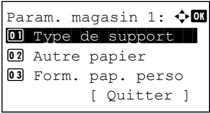 KYOCERA ECOSYS M8124CIDN - Format de papier personnalisé (configuration d'un format de papier personnalisé) - 2